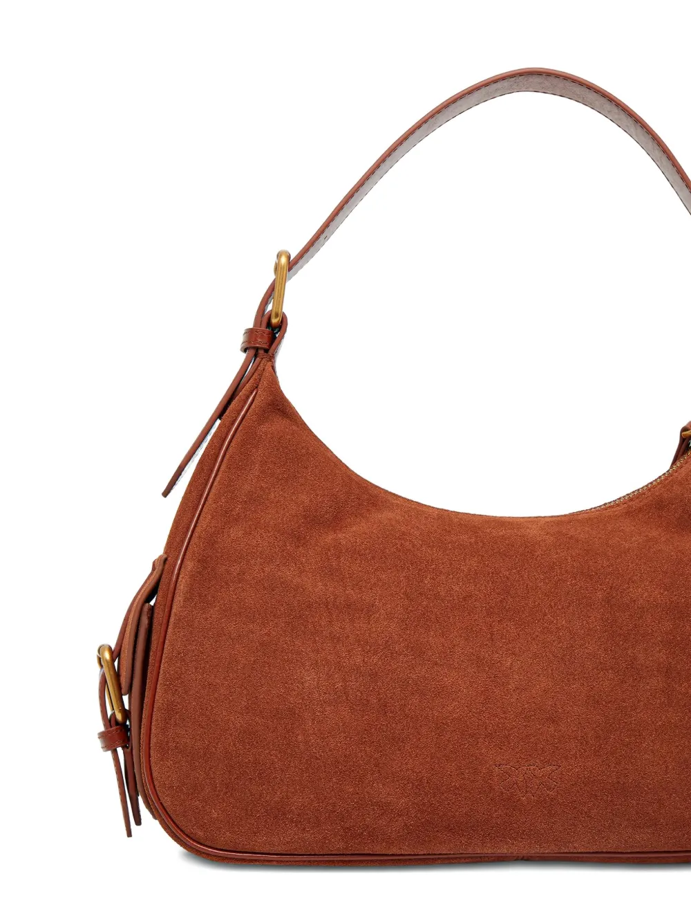 PINKO Suède shopper Bruin