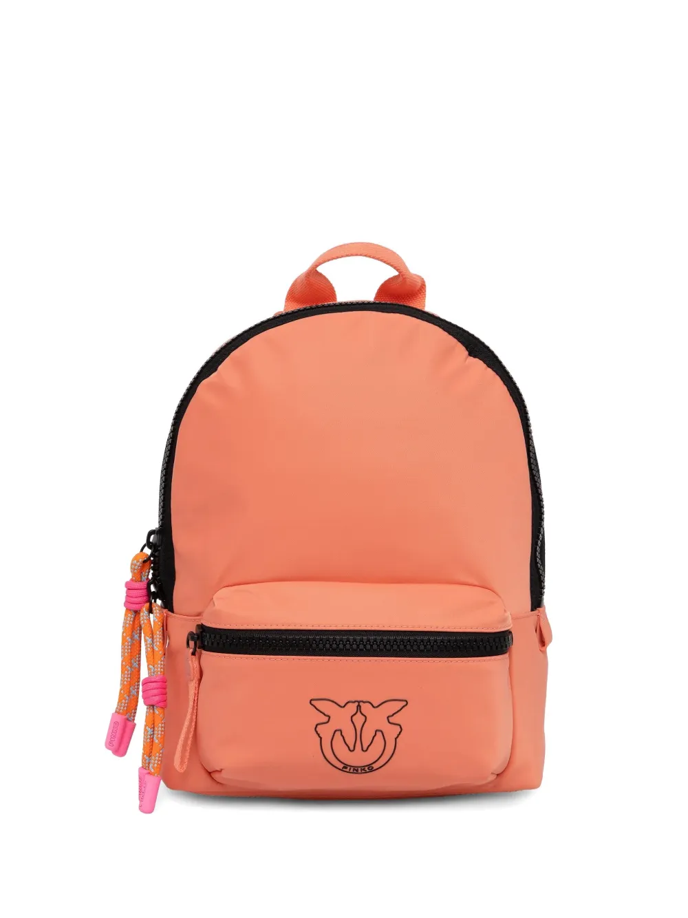 logo-motif zip-fastening backpack