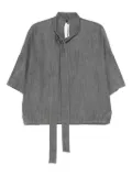 ULI SCHNEIDER bowtie blouse - Grey