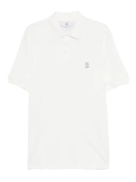 Brunello Cucinelli short-sleeve cotton polo shirt