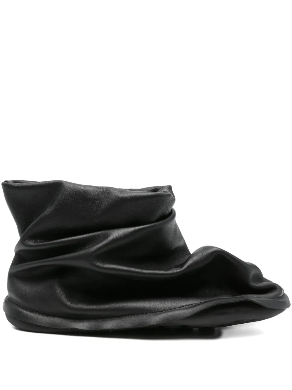 Camper x Issey Miyake Peu Form calf leather boots Black