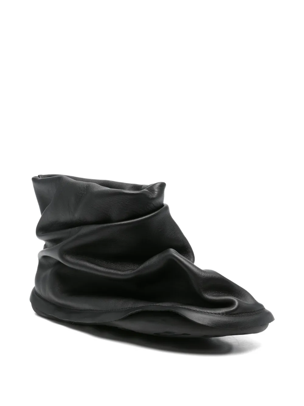 Camper x Issey Miyake Peu Form calf leather boots Black