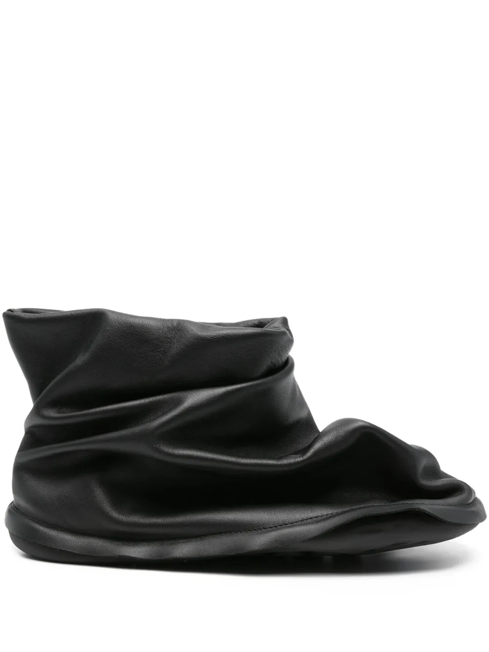 Camper x Issey Miyake Peu Form calf leather boots Black