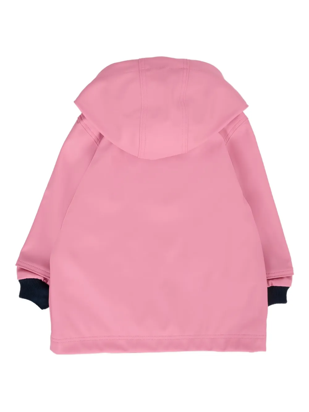 Petit Bateau Regenjas met capuchon en opgestikte zak Roze