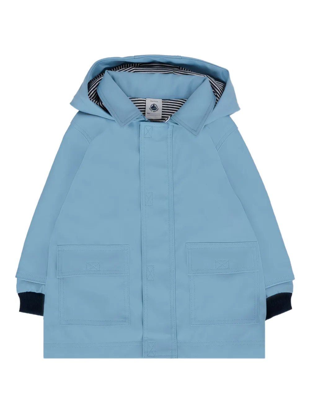 Petit Bateau Waterbestendige jas Blauw