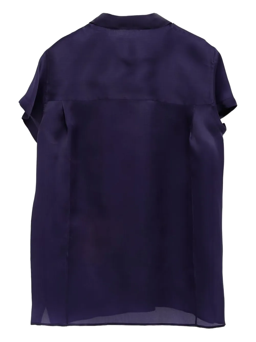 KHAITE Keefe zijden blouse - Blauw