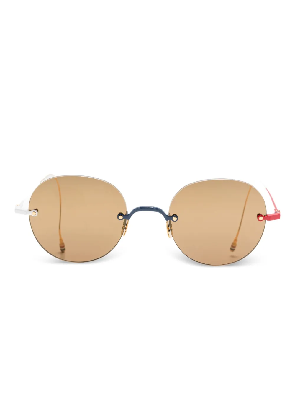 Thom Browne Eyewear rimless sunglasses Blauw