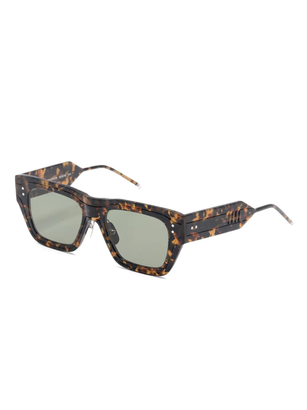Thom Browne Eyewear geometric-frame sunglasses Bruin