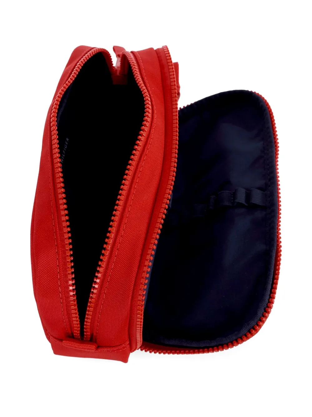 Tommy Hilfiger Junior Logo-plaque Pencil Case In Red