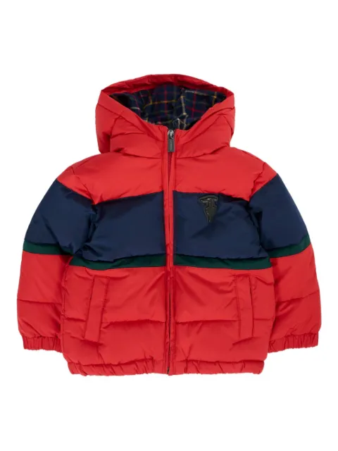 TRUSSARDI JUNIOR colour-block padded jacket
