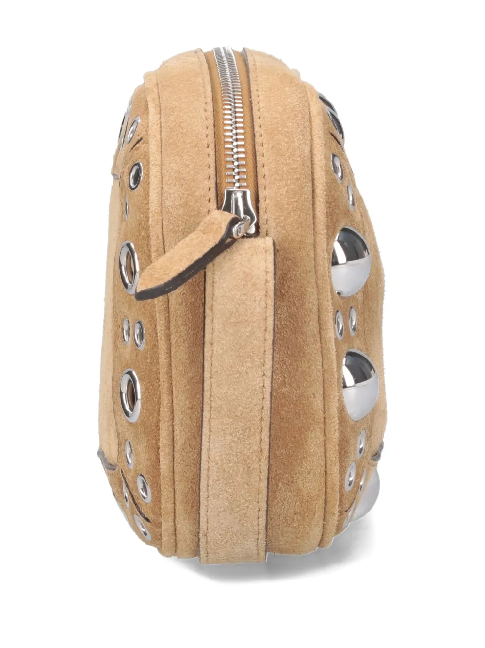 Valentino Nellcôte Studded Cross Body Bag In Nude