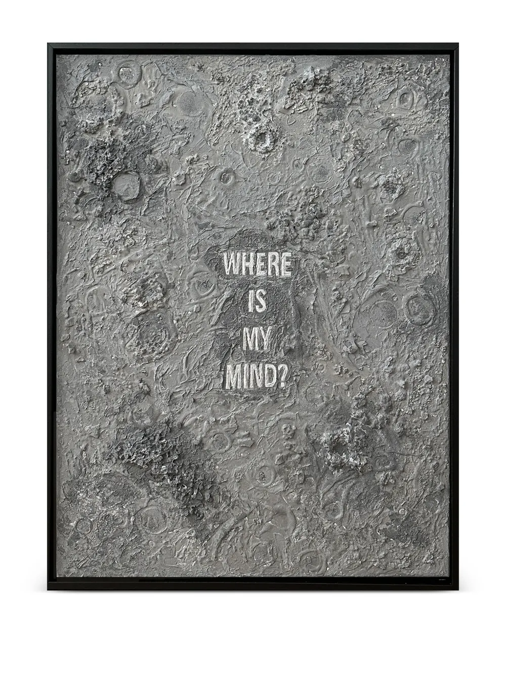 Vj's Mind Monument My Mind textured-relief wall decoration (63X83cm) - Vj's Mind Monument My Mind textured-relief wall decoration (63X83cm) -