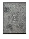 Vj’s Mind Monument My Mind textured-relief wall decoration (63X83cm) - Grey