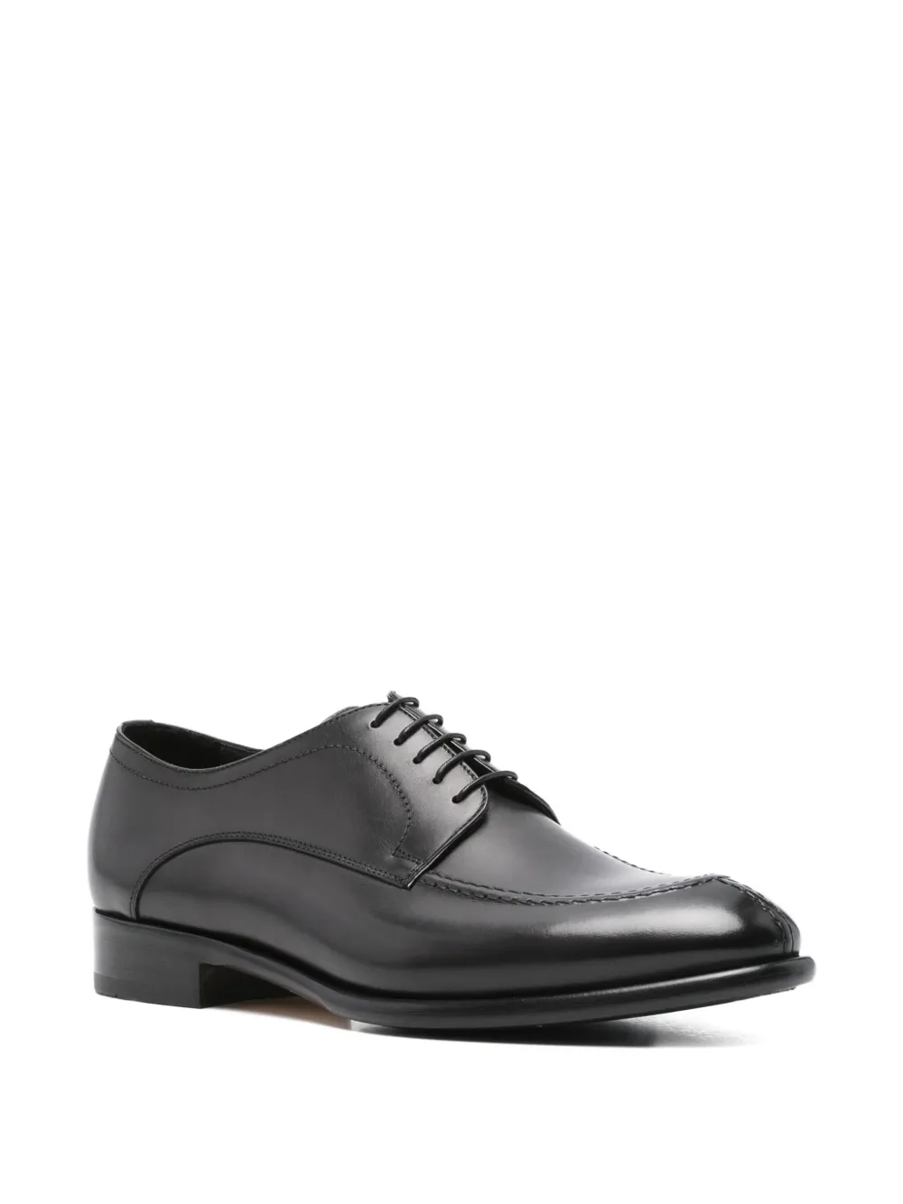 Doucal's leather lace-up shoes Black