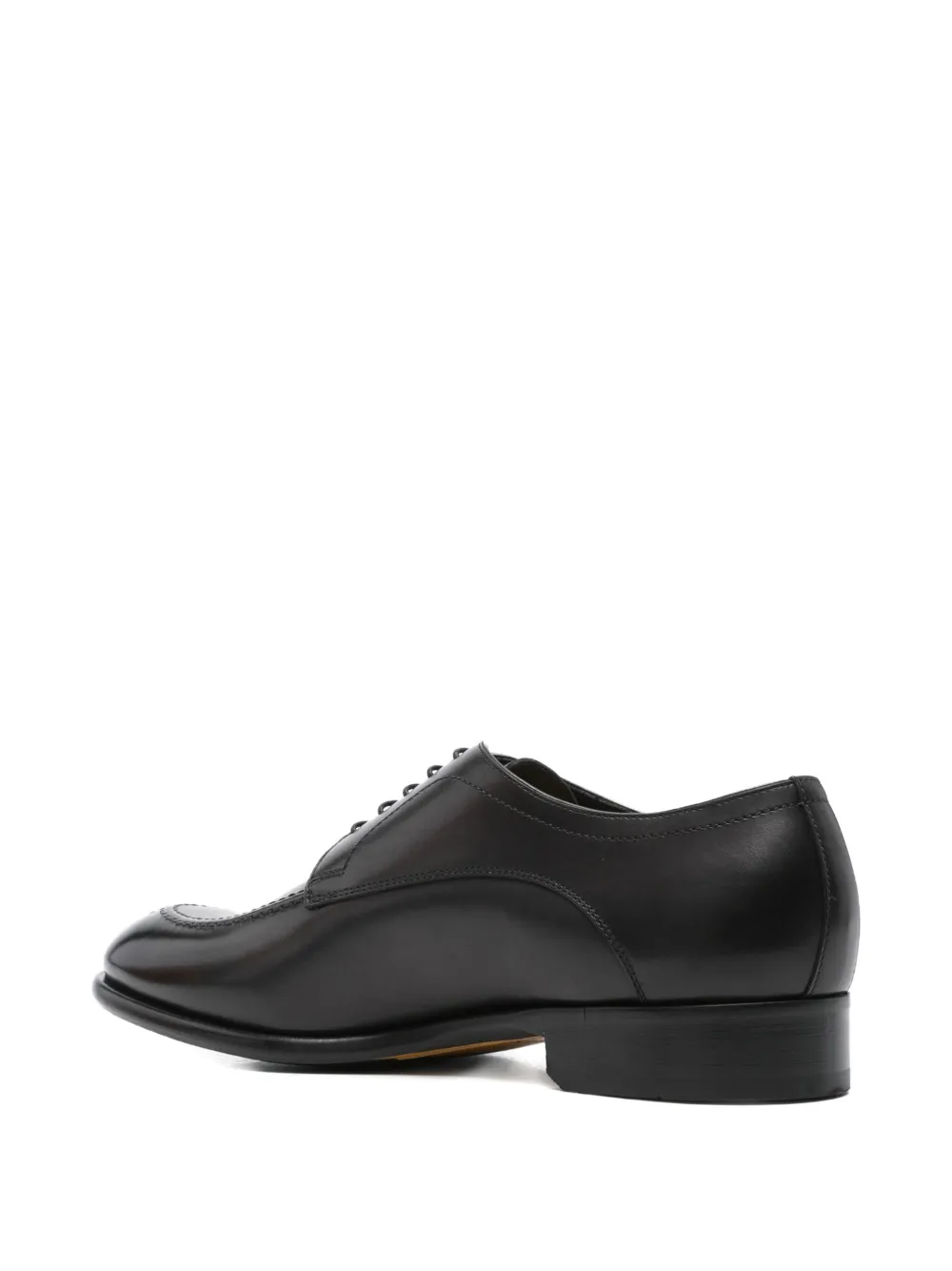 Doucal's leather lace-up shoes Black