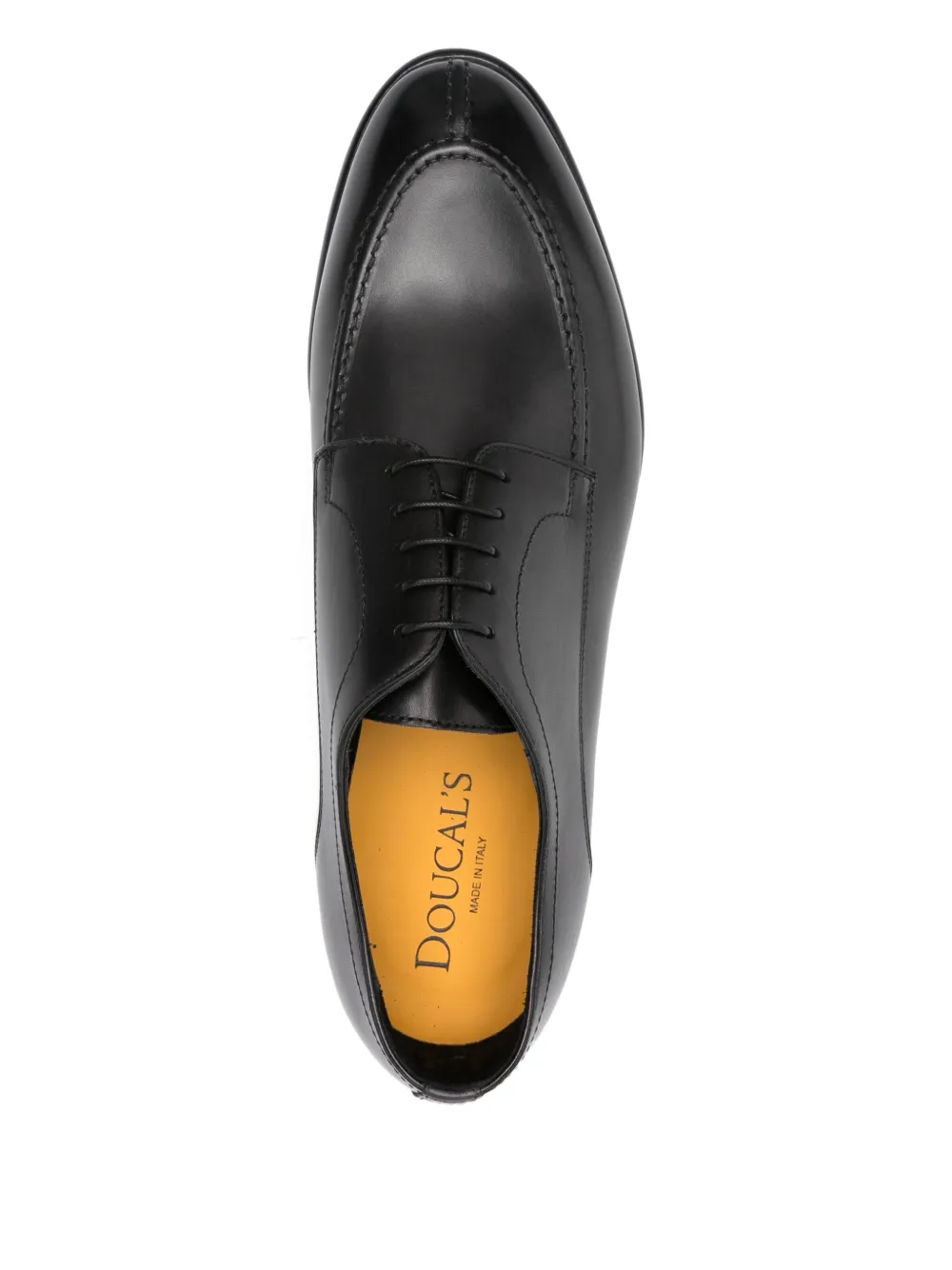 Doucal's leather lace-up shoes Black
