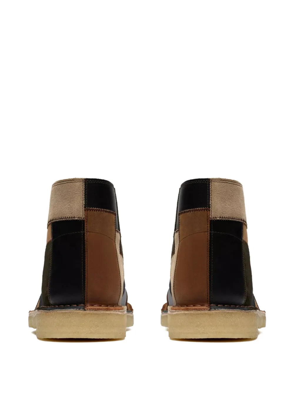 Clarks Originals Desert Patch suede boots Brown