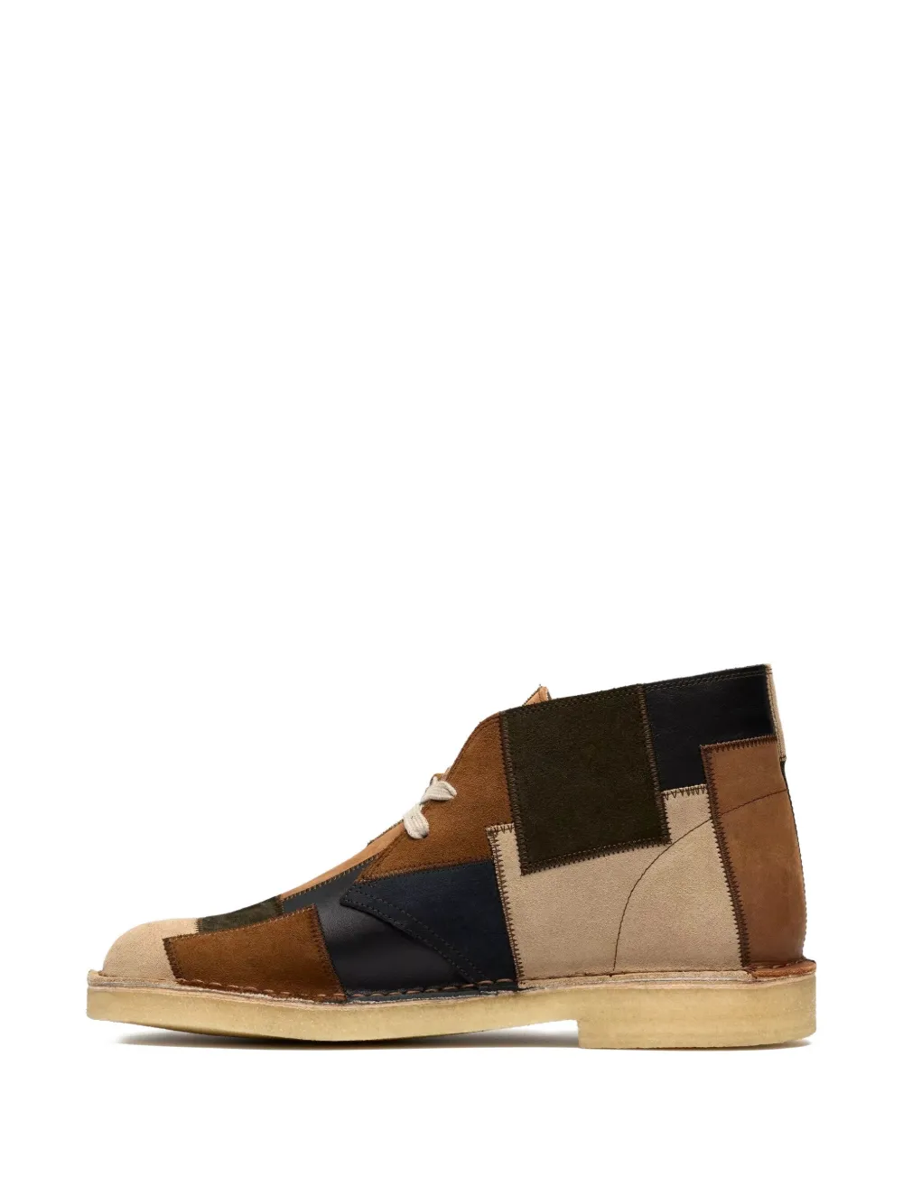 Clarks Originals Desert Patch suede boots Brown