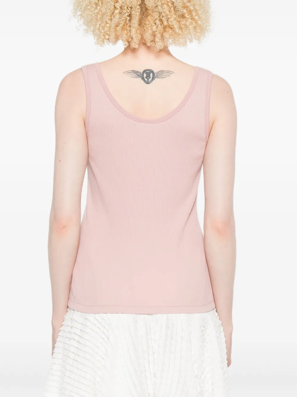 Chloé Tanktop met geborduurd logo Roze