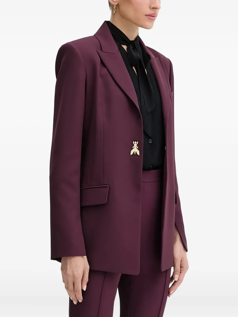Patrizia Pepe Blazer verfraaid met insecten Rood