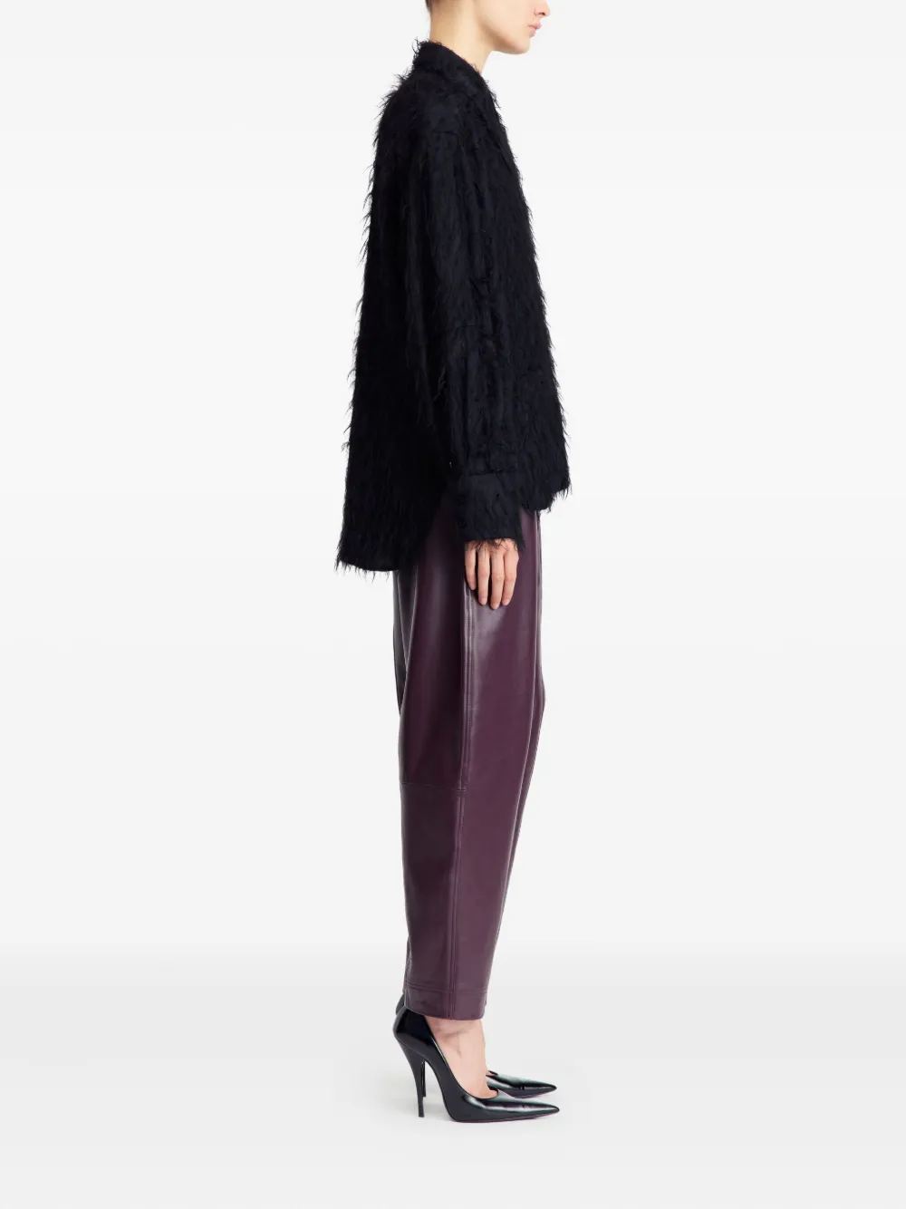  16arlington Elda Fine-texture Top - Black 