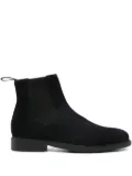 Doucal's elastic-panel suede boots - Blue