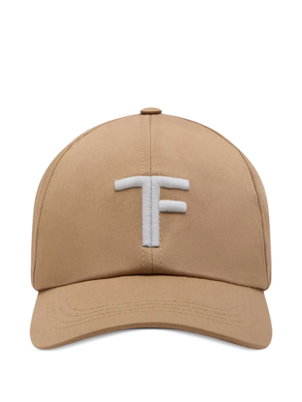 TOM FORD logo-embroidered baseball cap hat Beige