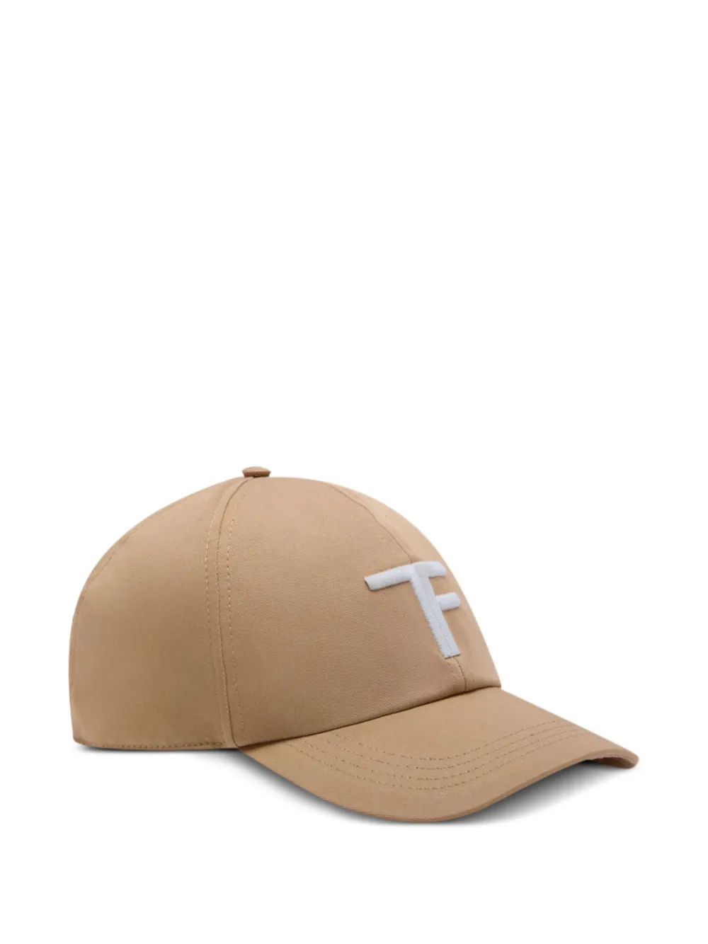 TOM FORD Honkbalpet met geborduurd logo Beige