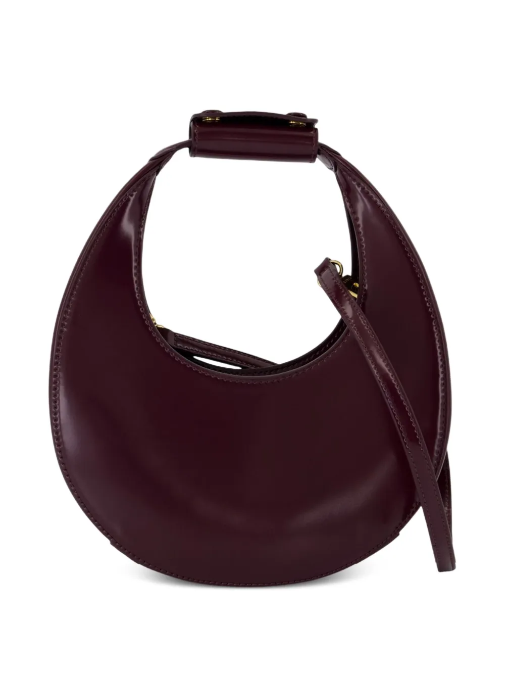 STAUD mini Moon crescent top-handle shoulder bag - レッド STAUD mini Moon crescent top-handle shoulder bag - レッド