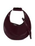 STAUD mini Moon crescent top-handle shoulder bag - Red