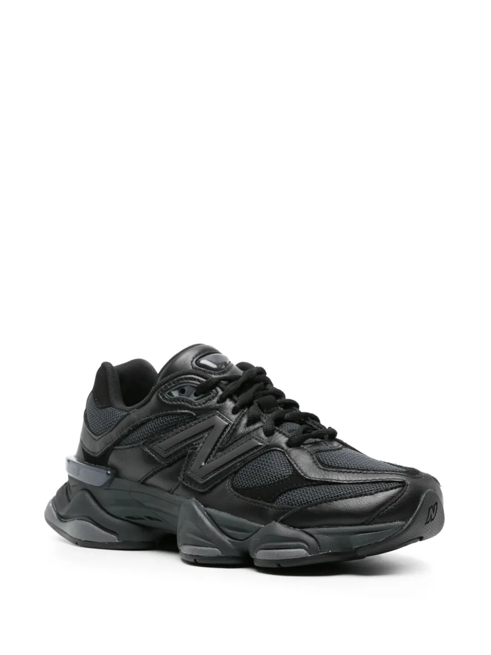 New Balance 9060 leather sneakers Black