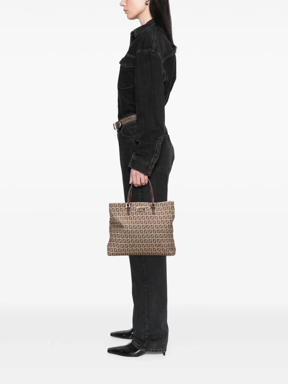Fendi Pre-Owned 2000-2010 Zucchino Canvas tote bag | Pre-Owned | Image 2