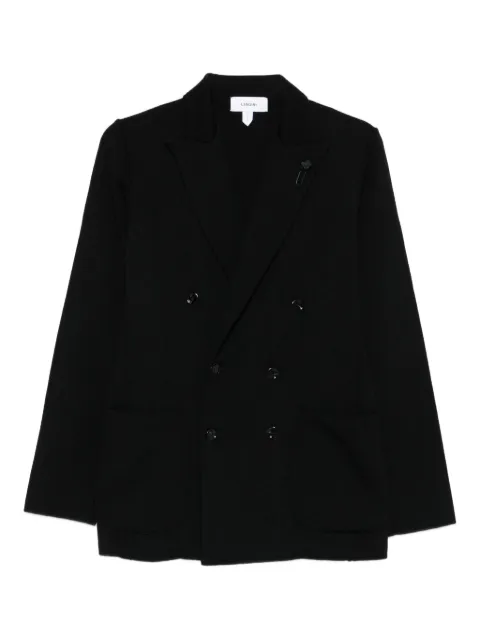 Lardini double-breasted wool jacket