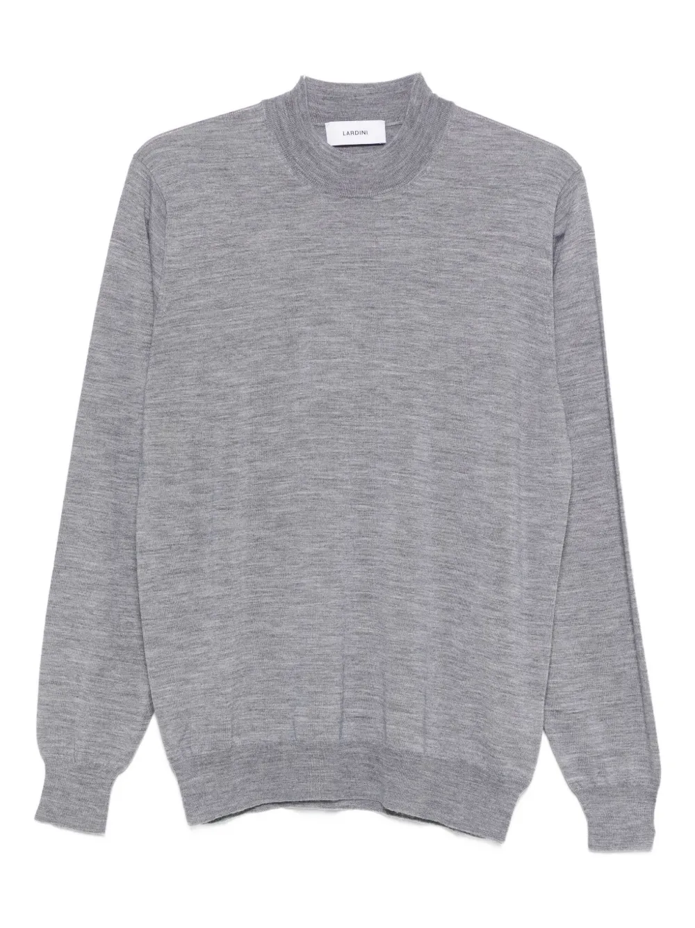 Lardini mock-neck sweater Grijs