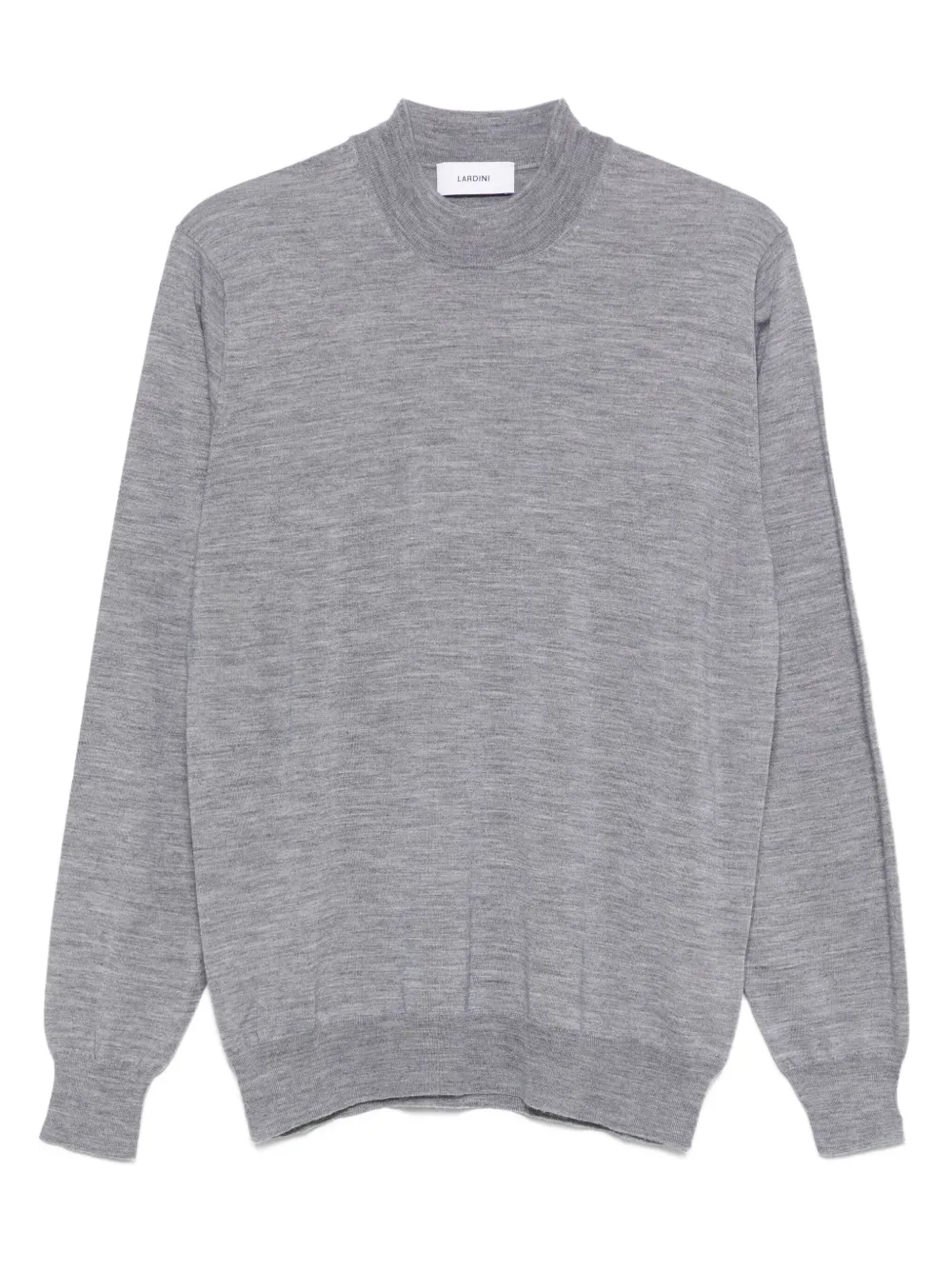 Lardini mock-neck sweater Grijs