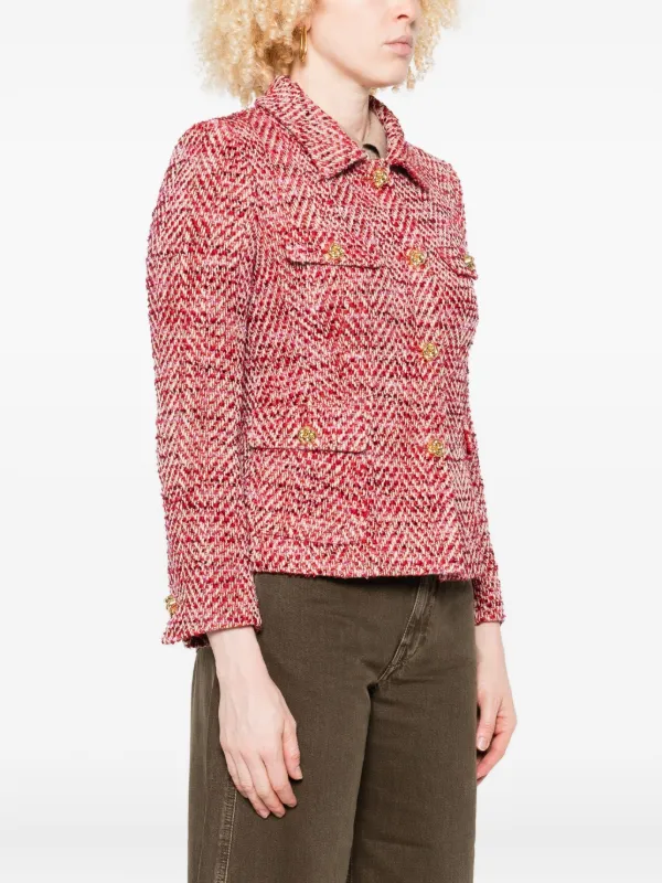 Tagliatore Tweed Jacket | Pink | FARFETCH
