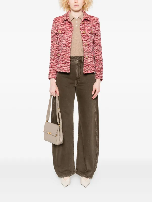 Tagliatore Tweed Jacket | Pink | FARFETCH