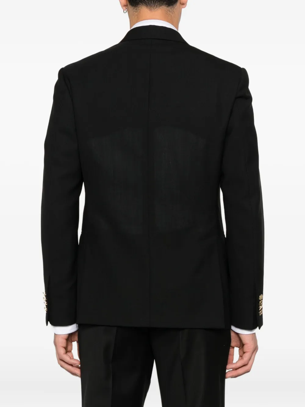 Lardini double-breasted blazer Zwart