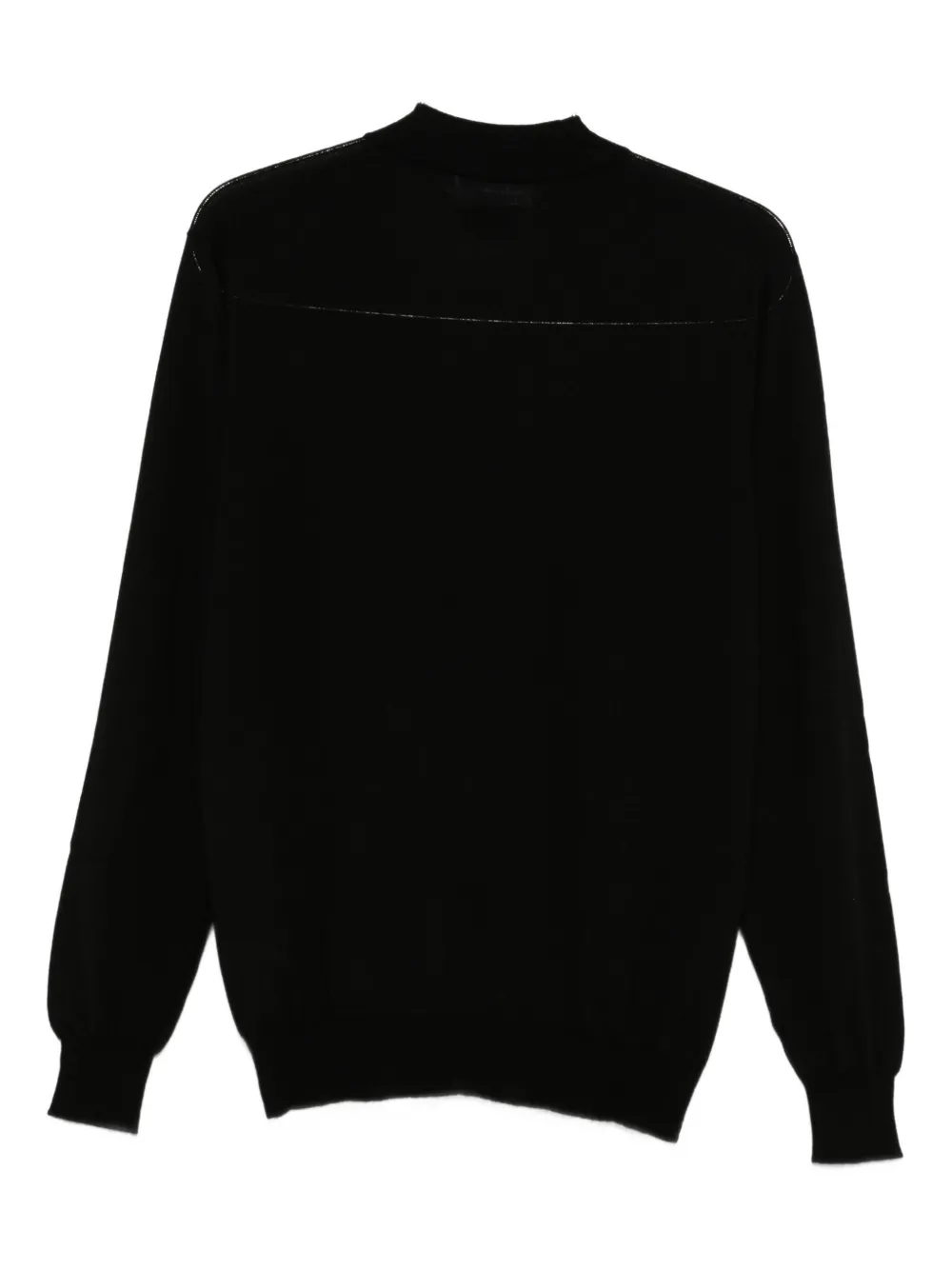 Lardini crew-neck sweater Zwart