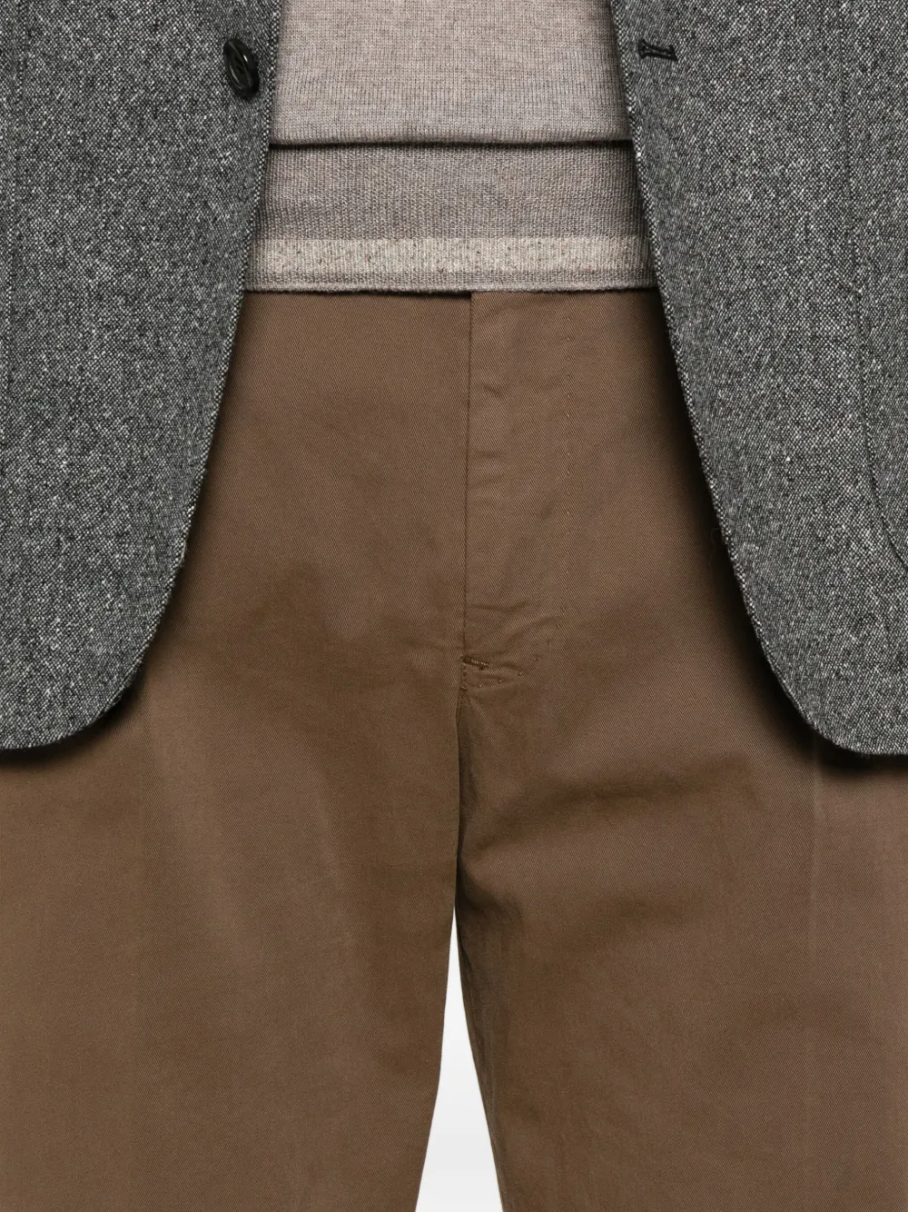 PT Torino cuffed-hem trousers Bruin