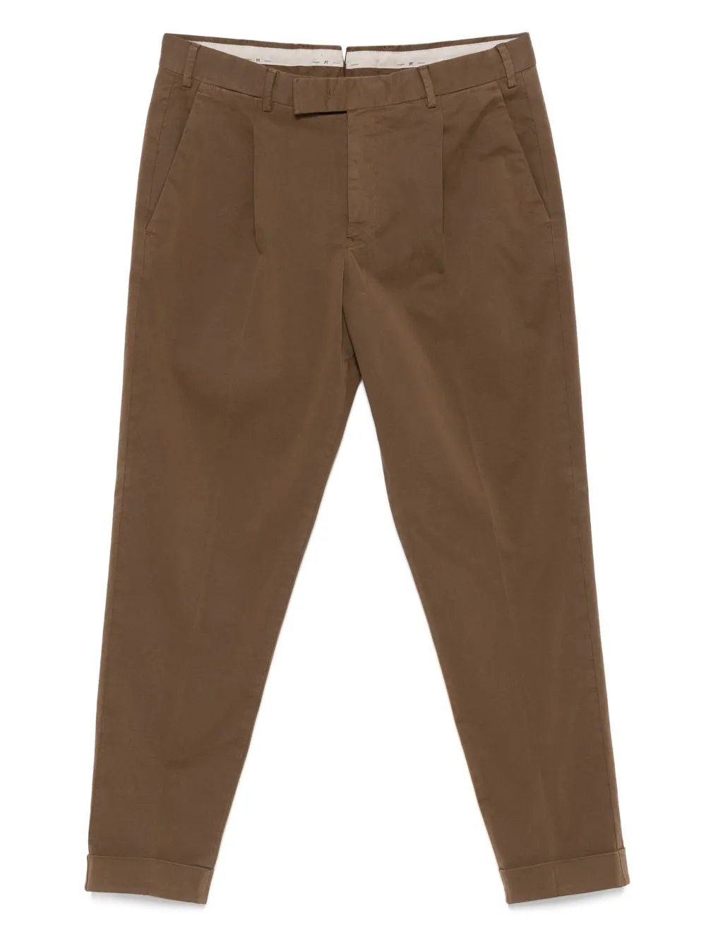 PT Torino cuffed-hem trousers Bruin
