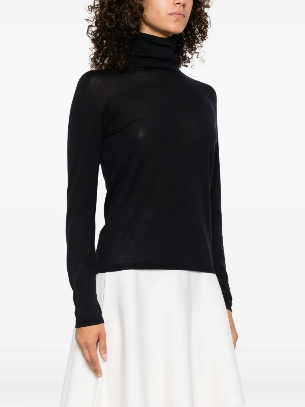 Max Mara Coltrui van scheerwol Blauw