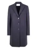 Harris Wharf London button-fastening wool coat - Black