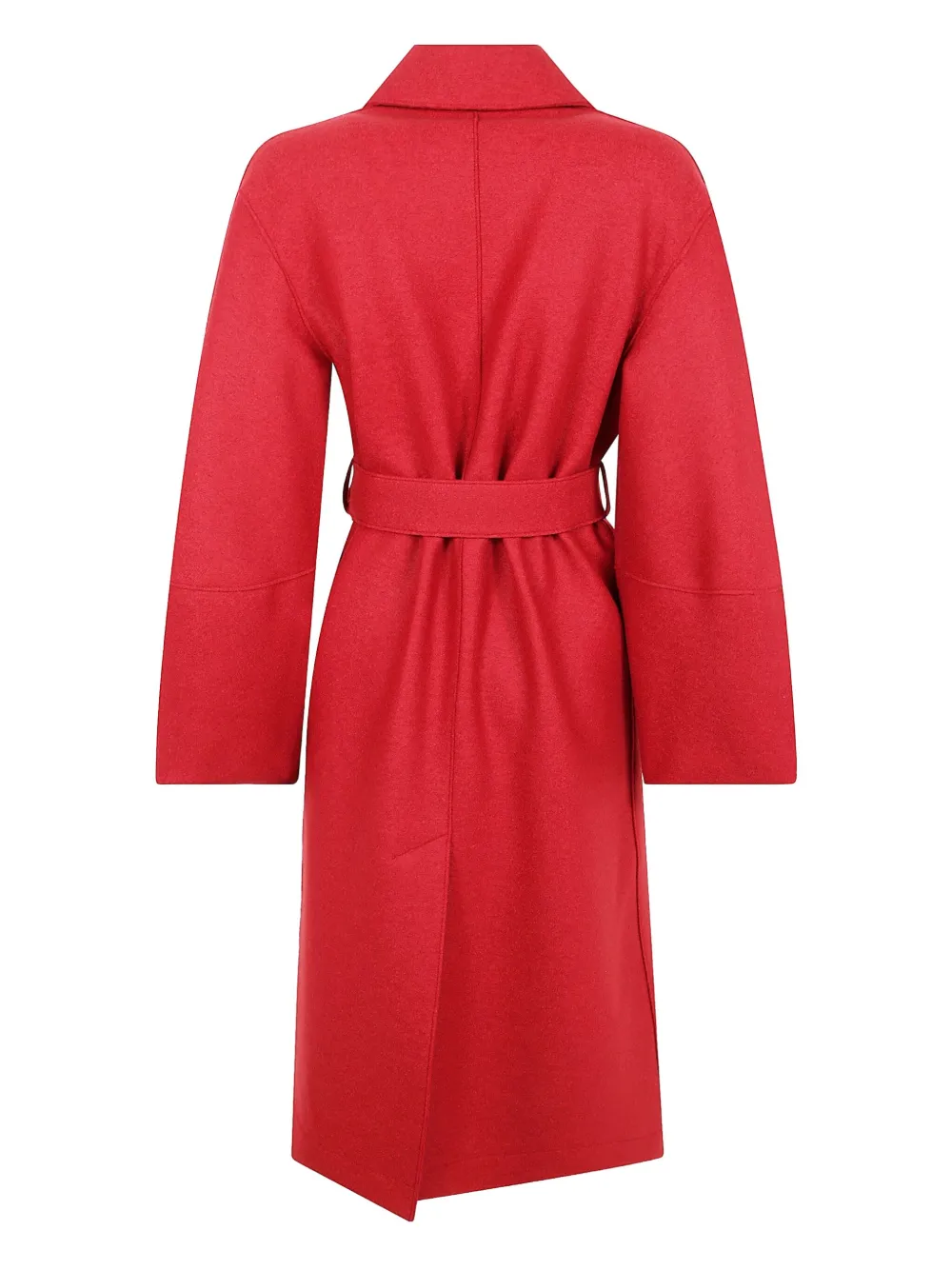 Harris Wharf London belted wool coat 544 ROYAL RED