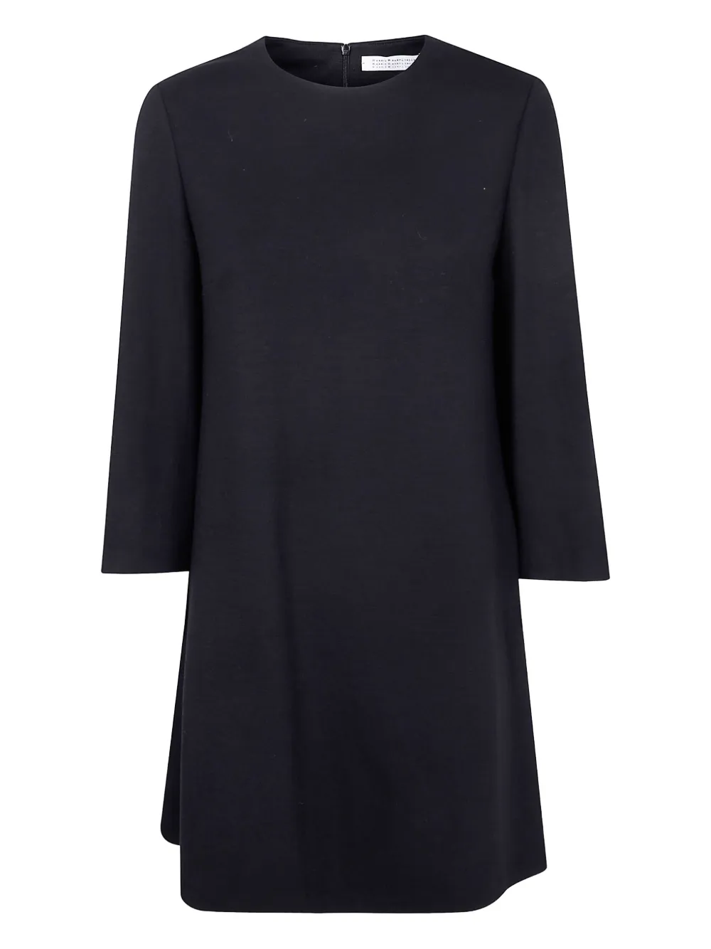 Harris Wharf London long-sleeve wool mini dress Zwart