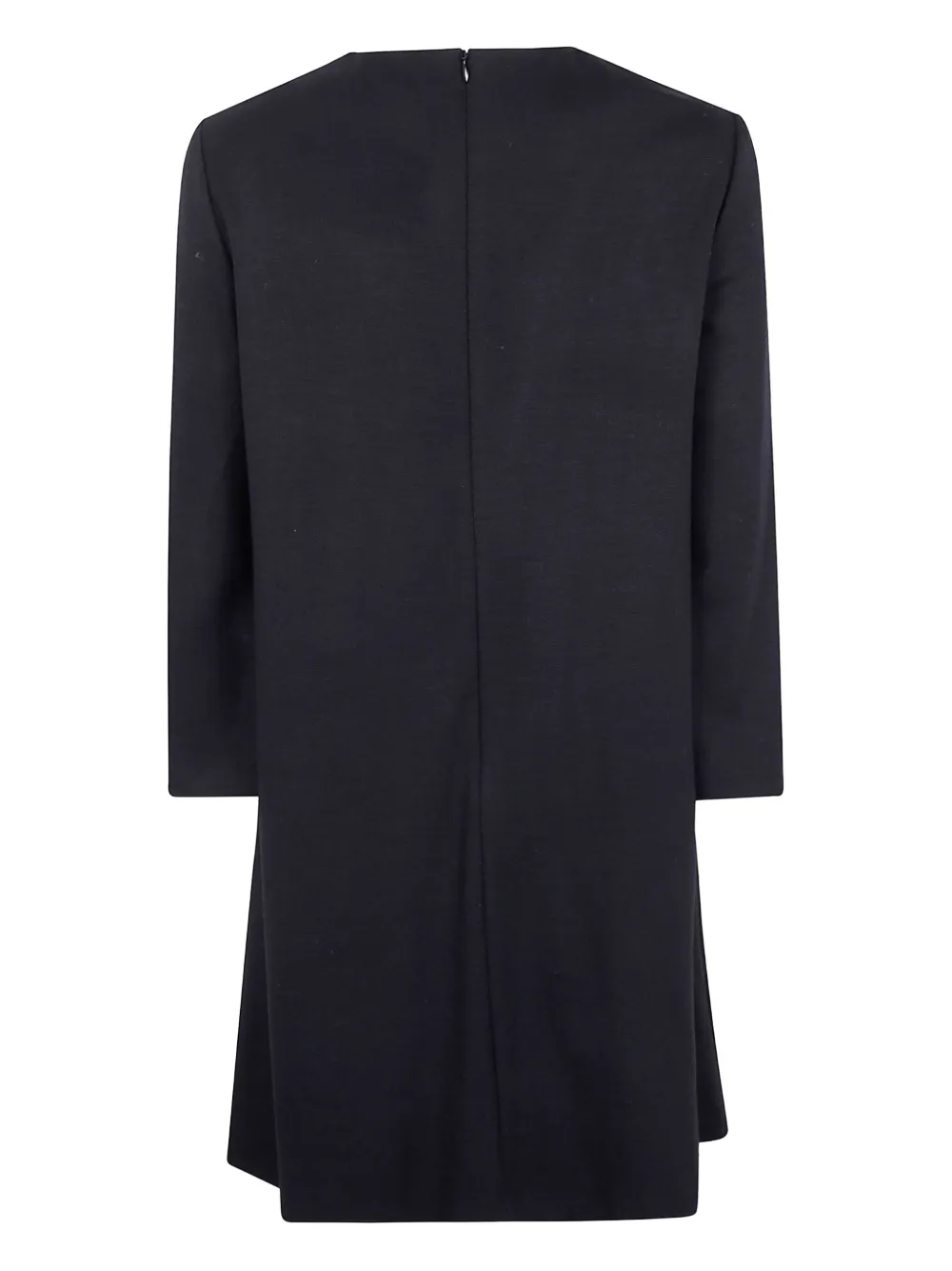 Harris Wharf London long-sleeve wool mini dress - Zwart