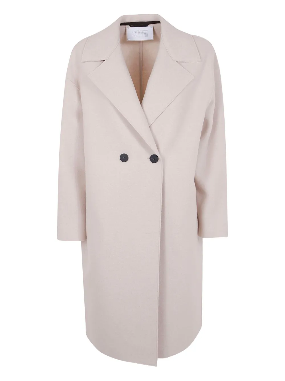 Harris Wharf London double-breasted wool coat Beige