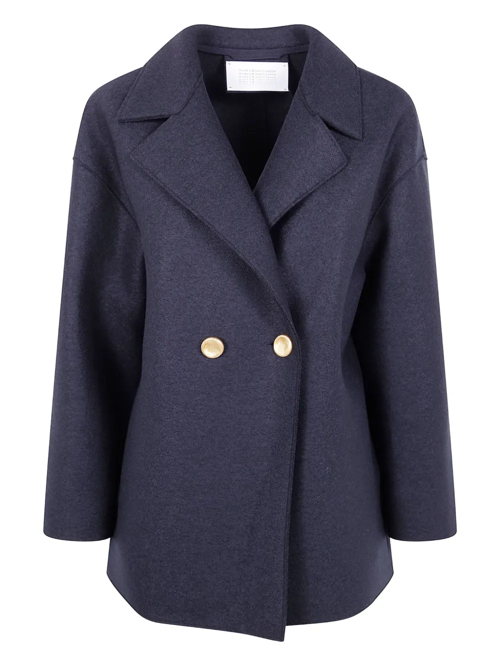 double-breasted wool coat