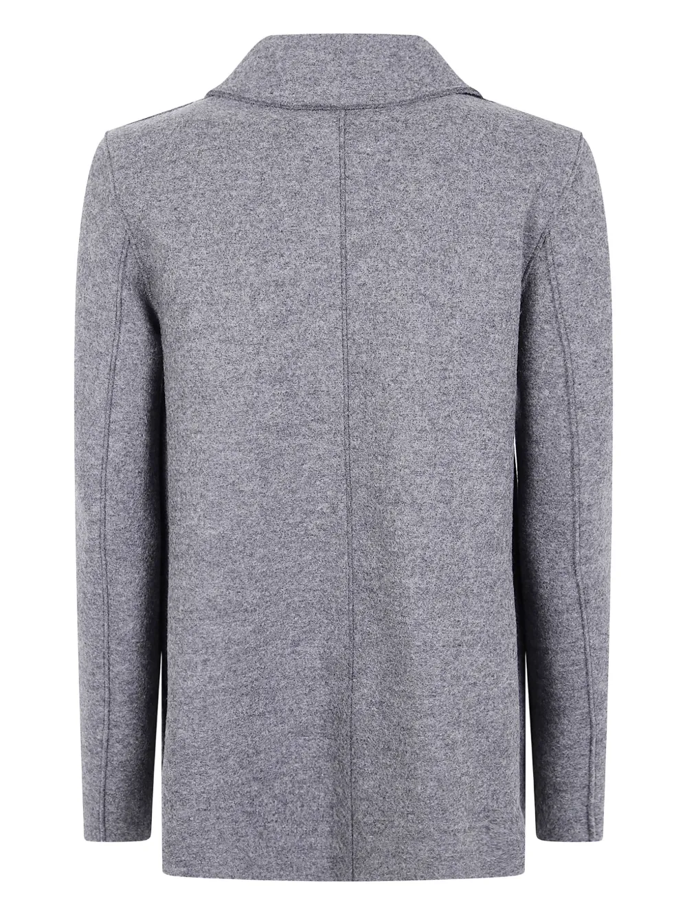 Harris Wharf London Double-breasted Wool Coat In Gray