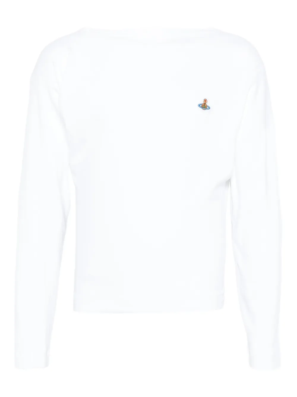 Vivienne Westwood Katoenen T-shirt verfraaid met Orb-logo Wit